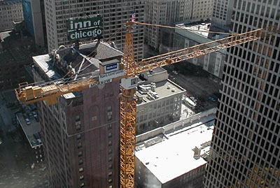 crane shot